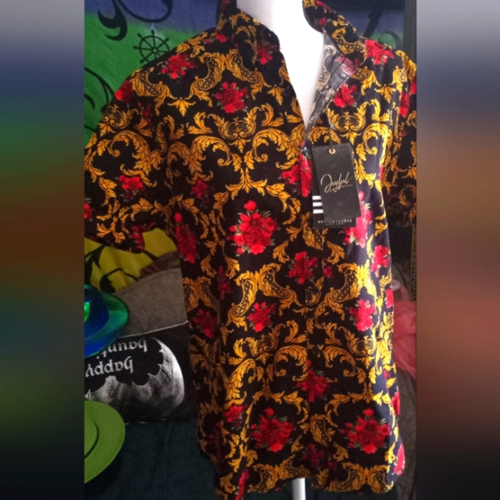 Denim & Flower Ricky Singh Damask and Roses